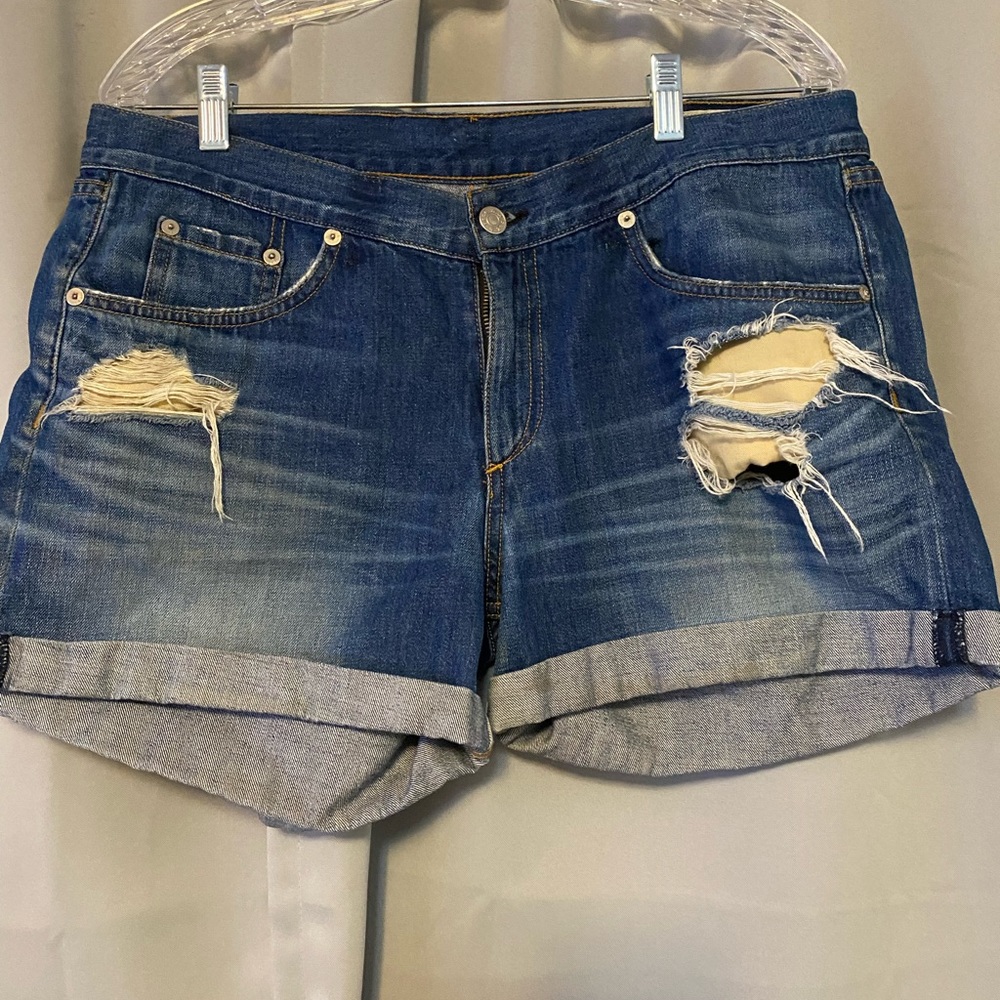 Rag & Bone distressed denim shorts SIZE 30